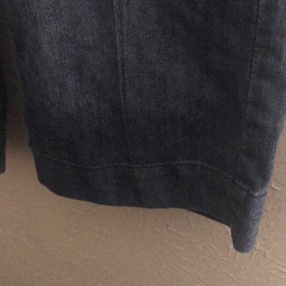 Blue Epic Denim Gaucho Shorts - Picture 4 of 4